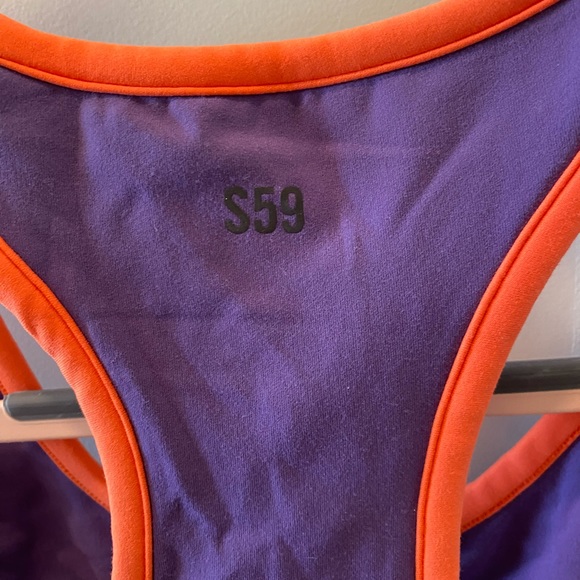 NWT Splits59 Amber Airweight Bralette in iris/mandarin size small - Picture 5 of 6